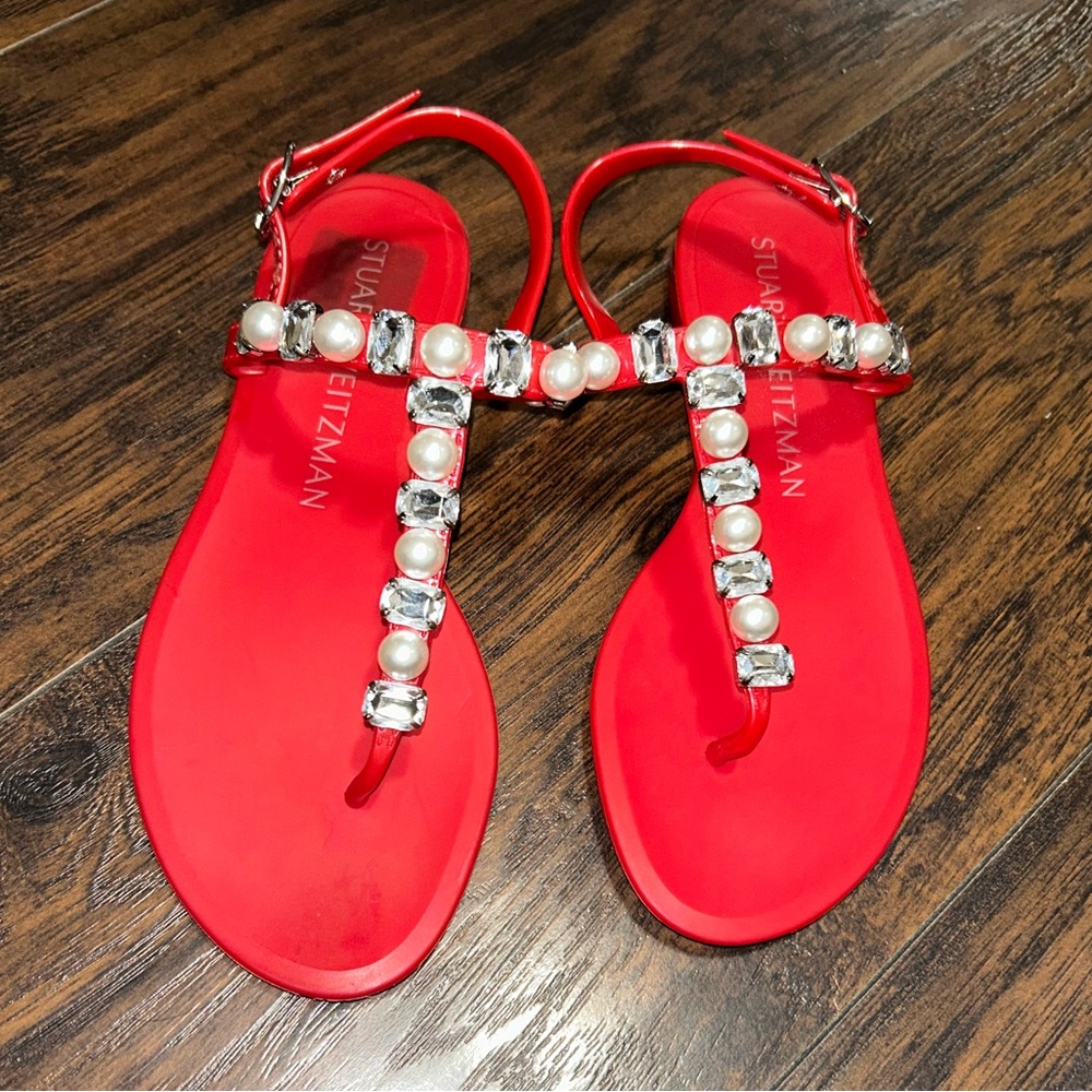 Stuart Weitzman Embellished Sandals